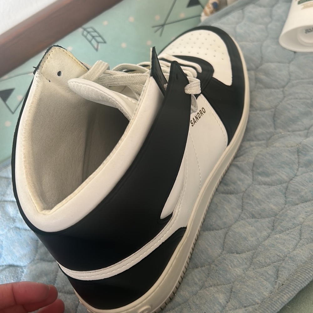Sandro two tone high top sneakers - Picture 7 of 10